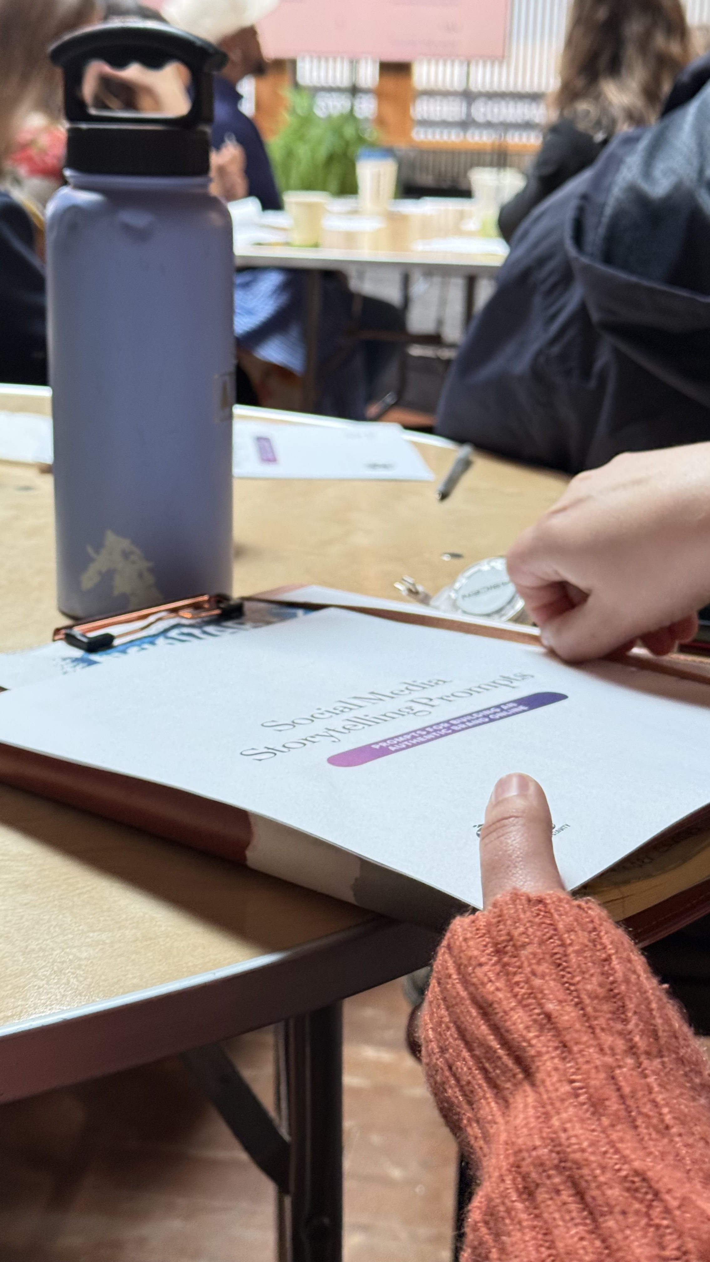 Fan photo from Unscripted: A Storytelling Masterclass