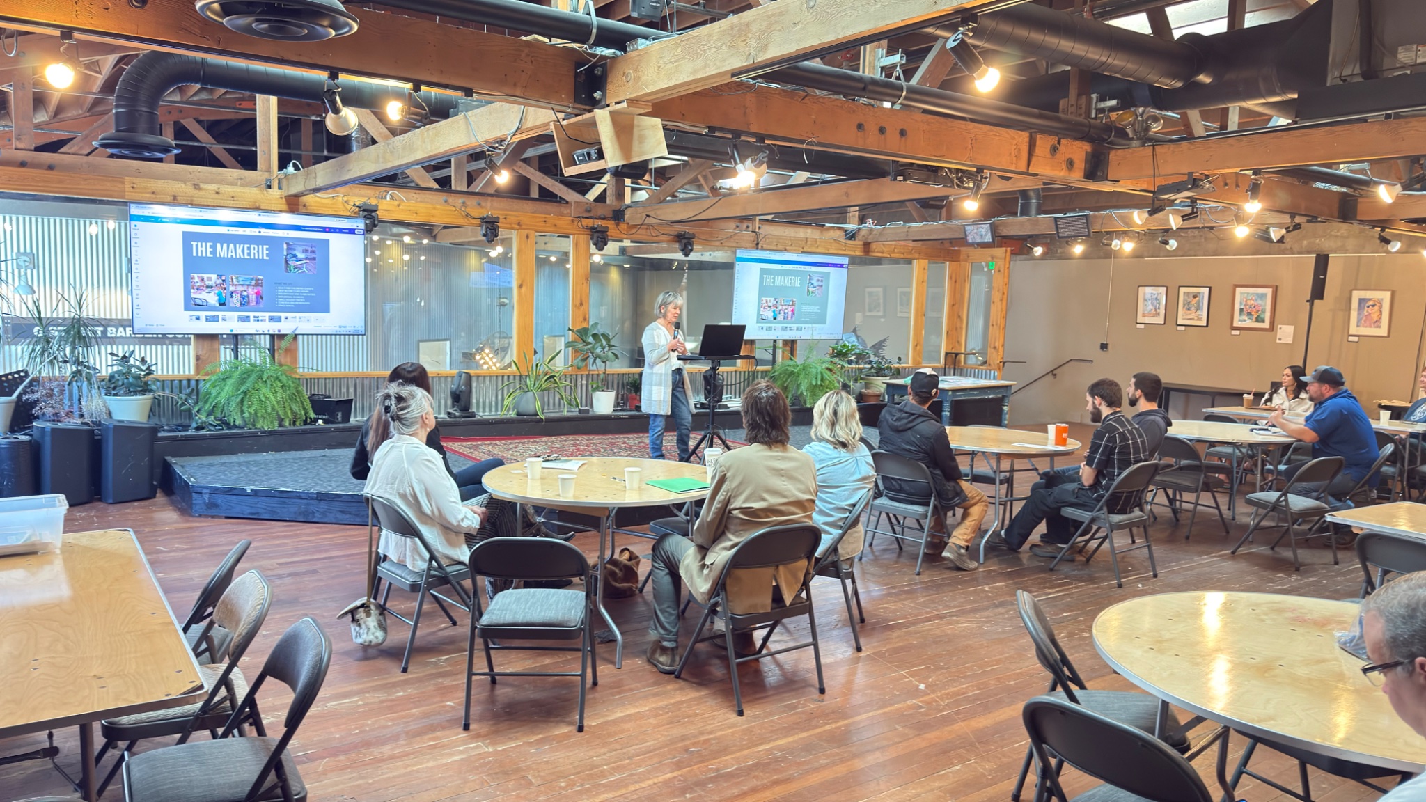 Rene Bibby & Annette Draper  - 1 Million Cups at The Hivve